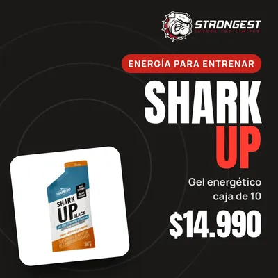 Shark Up, gel energético, caja de 10 a $14.990
