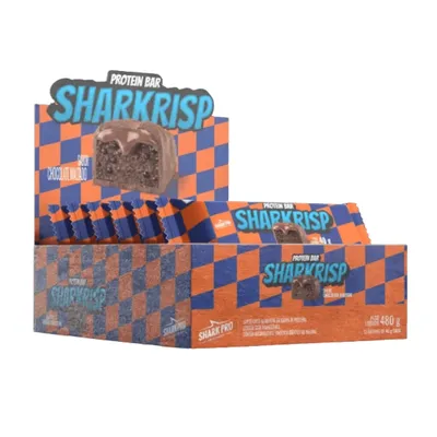 Caja Sharkrisp 12 Unidades Chocolate Maltado