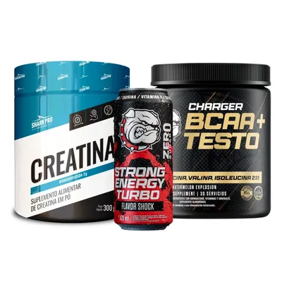 Tr3 Pack Creatina 300g + BCAA + Energy Turbo
