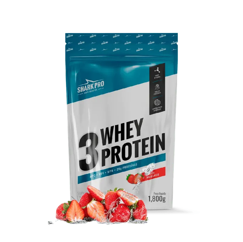 3 Whey Protein Shark 1,8kg